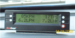 7.2 Litres per 100 Km - In a Dodge Dakota!